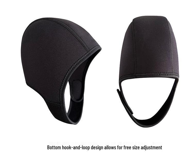Unisex Quick-Drying Diving Cap - 2.5MM Sun & Ear Protection, Warmth, Adult Swim Hood for Men & Women