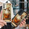 Phone Case: 2D Flat Samsung Galaxy A34 A35 M05 M06 S20 S22 S21 FE Plus 5G Gradient Protective Case, Little Ghost In a Teacup, Christmas and Halloween