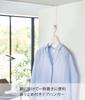 Yamazaki Jitsugyo 5968 Anti-slip Door Hanger, White, Approx. W5 X D8.5 X H19.5cm, Smart, Silicone Tip, Hat Won't Fall Off Easily