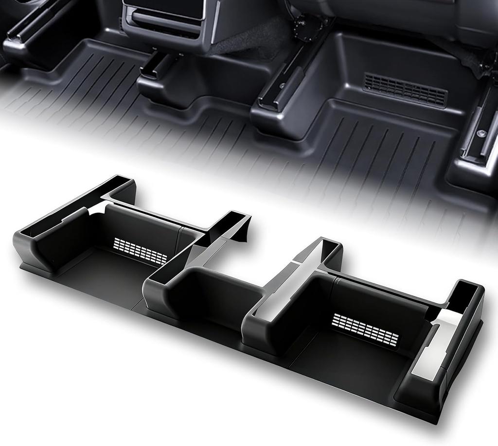 For Tesla Model Y Juniper 2025 TPE Under Seat Corner Guard Seat Slide Rails Protector Cover Anti-Kick Flocking Accessories