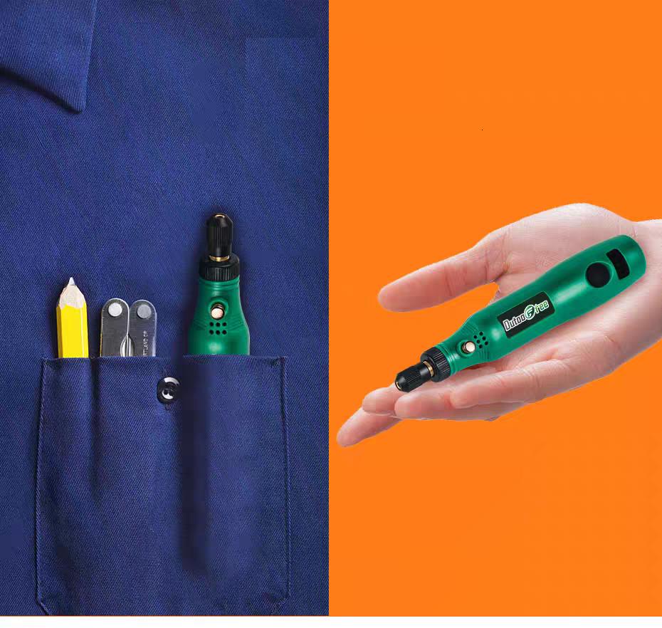 Mini Perceuse Graveur 3 Vitesses Stylo à Graver Outils Rotatifs Pierre Verre Bois Bricolage Mini Graveur Électrique Verre Céramique Plastique