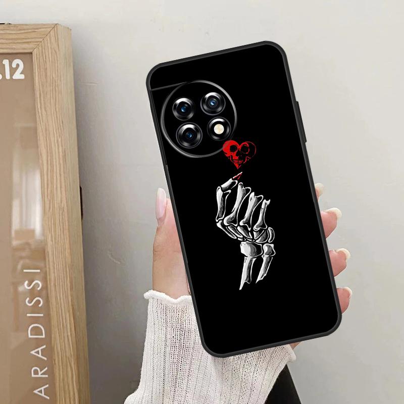 Aesthetics Skeleton Case For OnePlus Nord CE 5 2 3 4 Lite N20 N30 OnePlus 15 13 12 10 R 13T 10T 11 9 10 Pro Cover