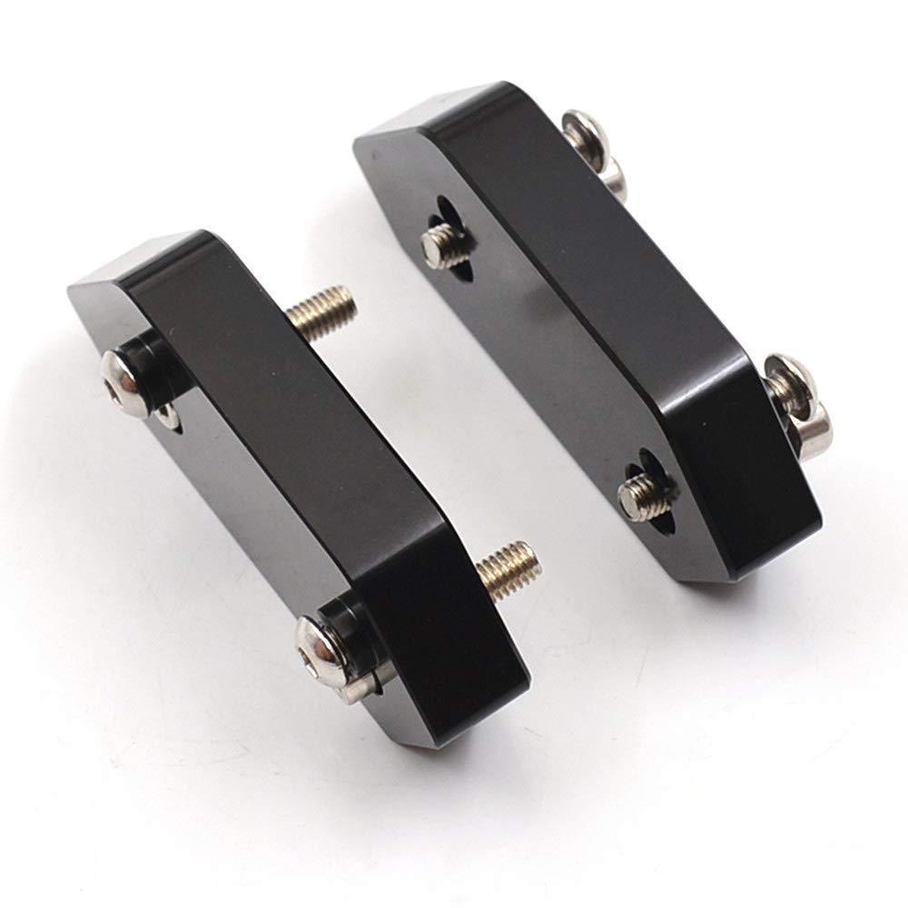 

LEDISHUN Screen Risers, Windscreen, Windshield Risers for Kawasaki Ninja 400/250 (2018-2022) (Black)