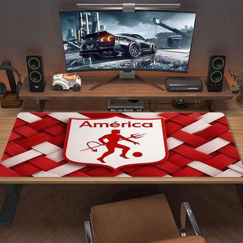 Arsenal F Großes Mauspad Große Gaming-Tischunterlage Rutschfest für Laptop Tablet Großes Mauspad XXL Matte Mini-PC-Spielmatte Mit verriegeltem Rand