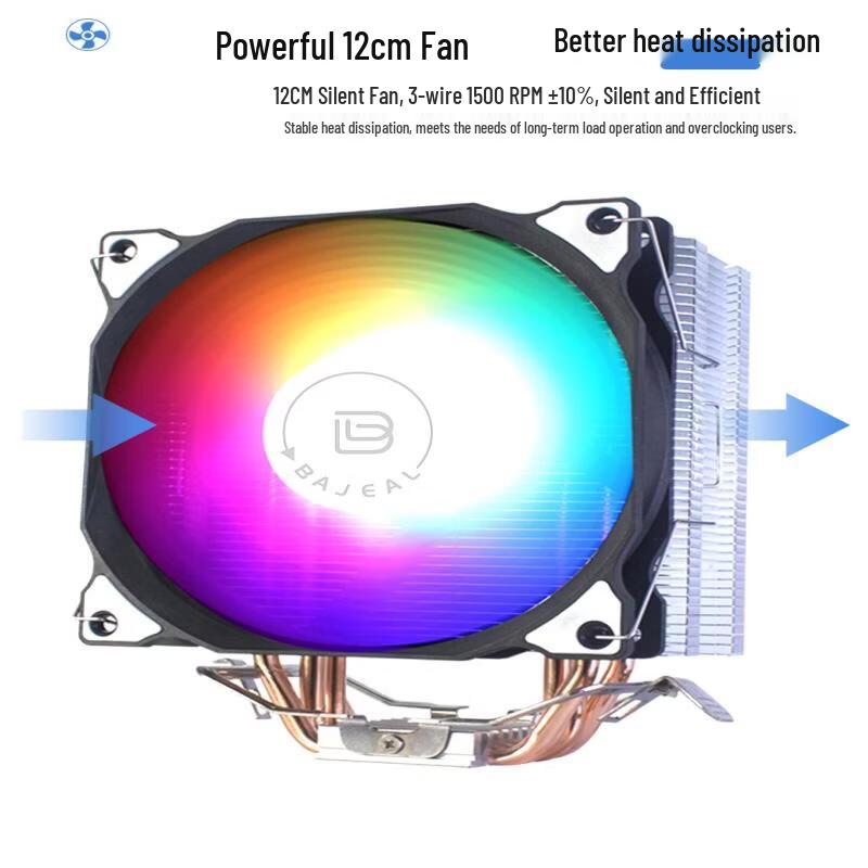 Ollymurs A400 4-Heatpipe Silent CPU Cooler