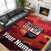 Crystal Velvet Rug Custom Name Text, Soft Non Slip Floor Mat Home DecorBrentford Football