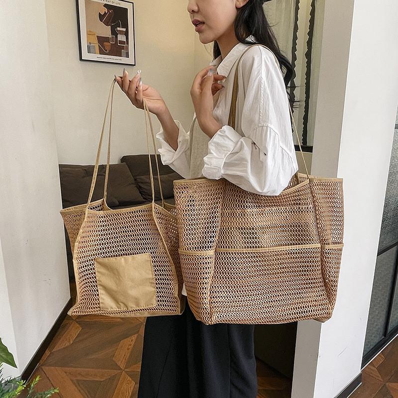 Trendy Summer Beach Tote Bag For Women With Spacious Design Ideal For Daily Use