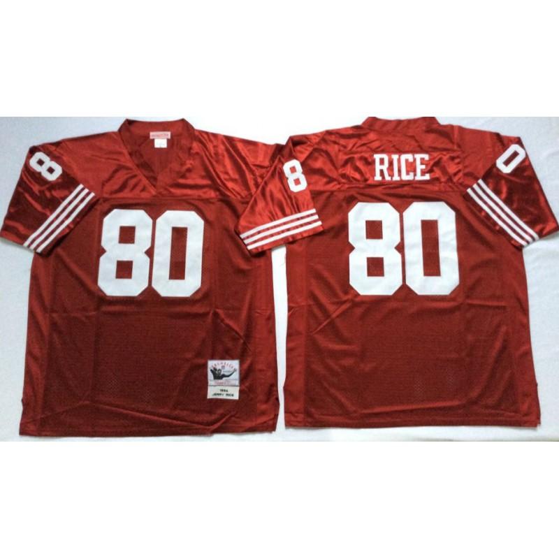 San Francisco 49ers Retro Embroidered NFL Football Jersey Men Women Cotton Blend Sportswear Training Casual Wear