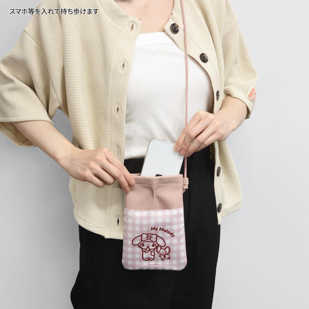 Gourmandise Sanrio Characters IIIIpocket Smartphone Pouch My Melody (e-pocket) SANG-325MM