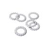 DIN6798A 304 Stainless Steel External Tooth Lock Washer, Anti-slip and Anti-loosening, Sizes M3-M30.