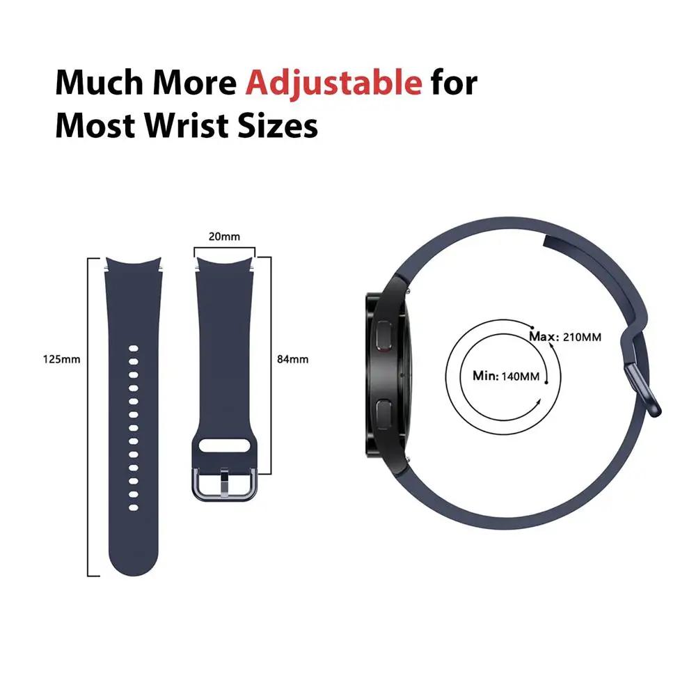 Case+Original Strap For Samsung Galaxy Watch 6 5 40mm 44mm Sports Bracelet Watchband galaxy watch 6 classic 47mm 43mm 5 pro 45mm