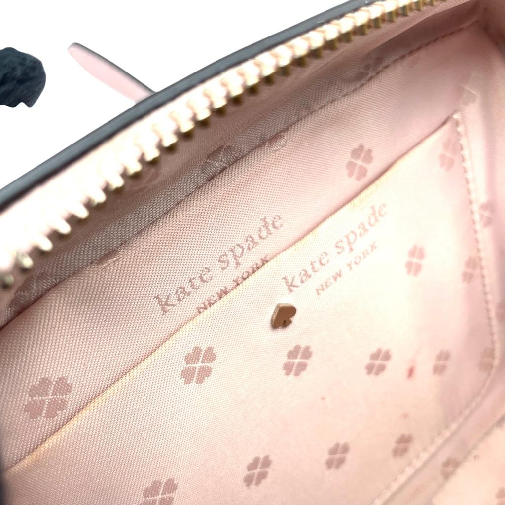 Used Kate Spade 2-way handbag/shoulder bag Vanity Vanity Mini Top Handle BagHandbag pink/black leather Women