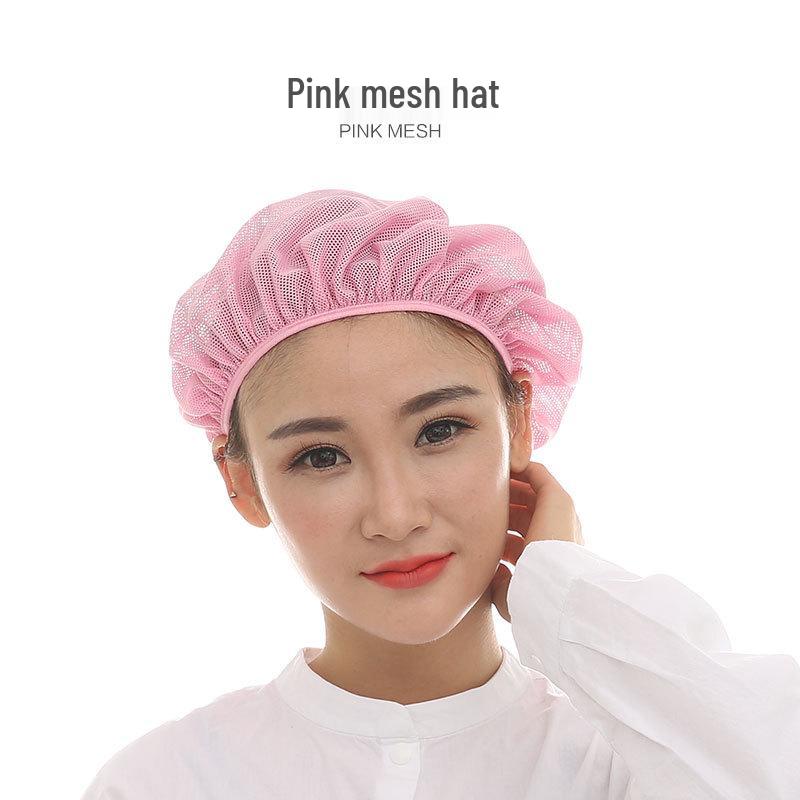 

Женский сетчатый колпак шеф-повара Xuanzhi: Одноразовая пылезащитная шапочка для пищевой промышленности One Size