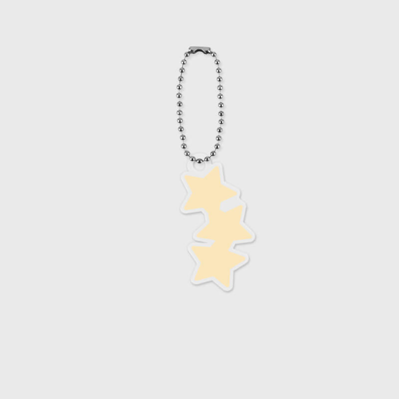 Vanilla Shooting Star Acrylic Keychain Single product