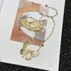 New Hot Brand Vintage Women's Necklace Luxury Jewelry For Women Gift Fashion Butterfly Type Designer Pendant Pearl Chain Choker
