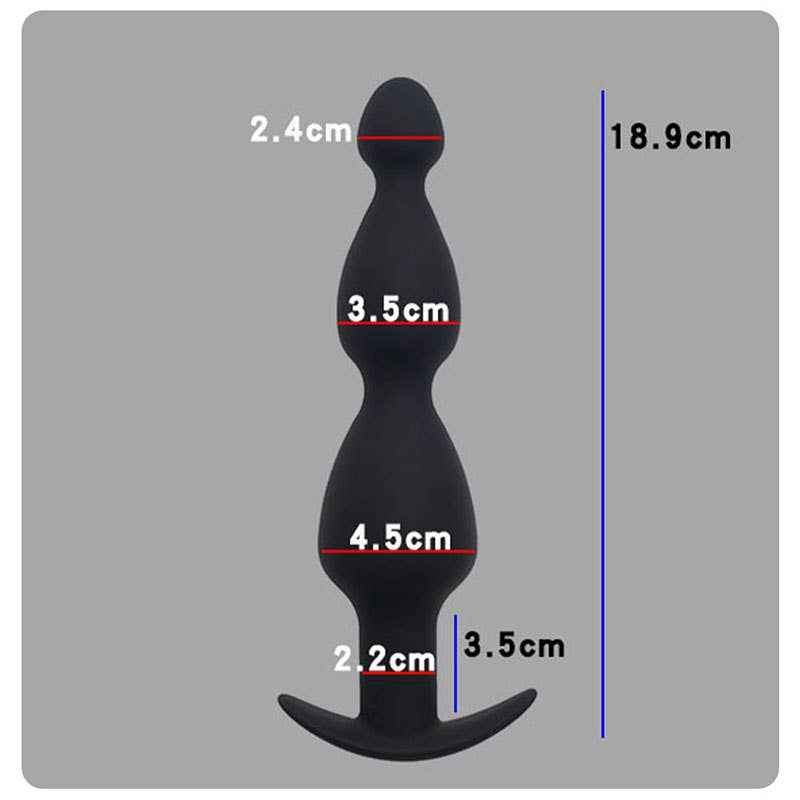 YWZAO Anal Plug Silicone Long Wearable G21