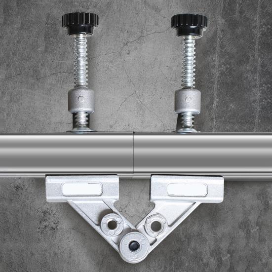 Right Angle Corner Clamp Fast Tightening Safe Grip Multipurpose 10-180-Degree Adjustable Tube Clamp with Swing Jaw