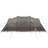 Vidaxl Campingzelt, 4-Personen, Tunnelzelt, Braun, Wasserdicht