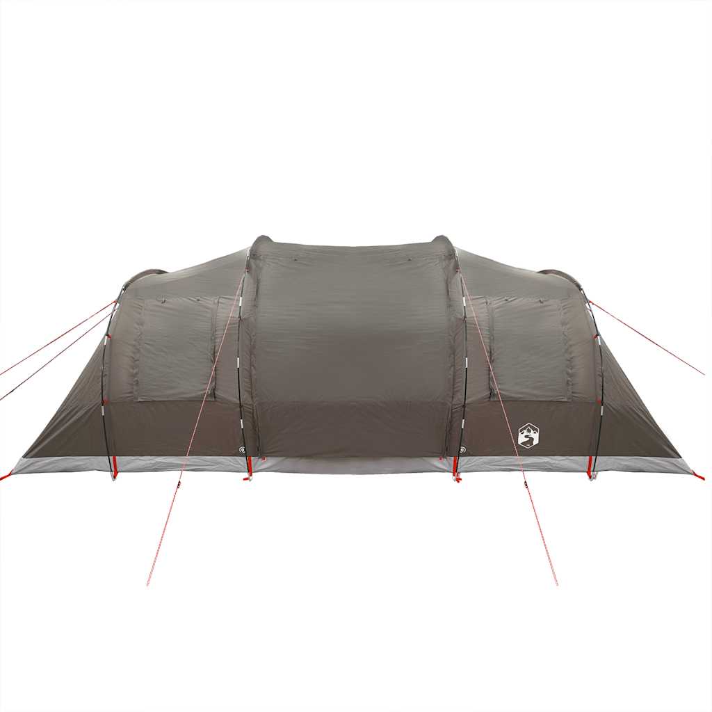 Vidaxl Campingzelt, 4-Personen, Tunnelzelt, Braun, Wasserdicht
