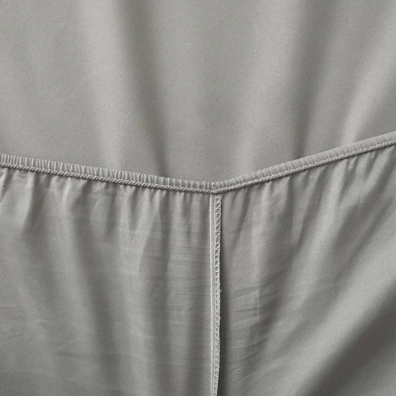 Soild Color Waterproof Fit Sheet with Elastic Band Non Slip Adjustable Mattress Cover for Double King Queen Bed 90/120/150/180/200cm