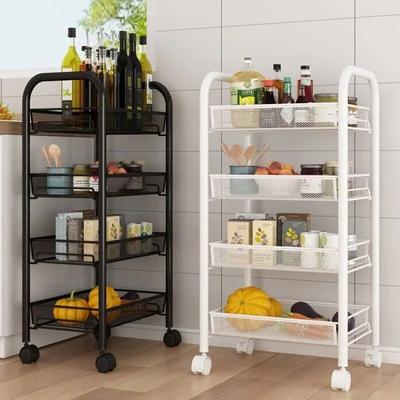 4/5 Tier Badezimmer Mobile Trolley Regale, Spielzeug Snack Organizer Lager Regal, Schlafzimmer Nachttisch Regal, Küchen Zubehör