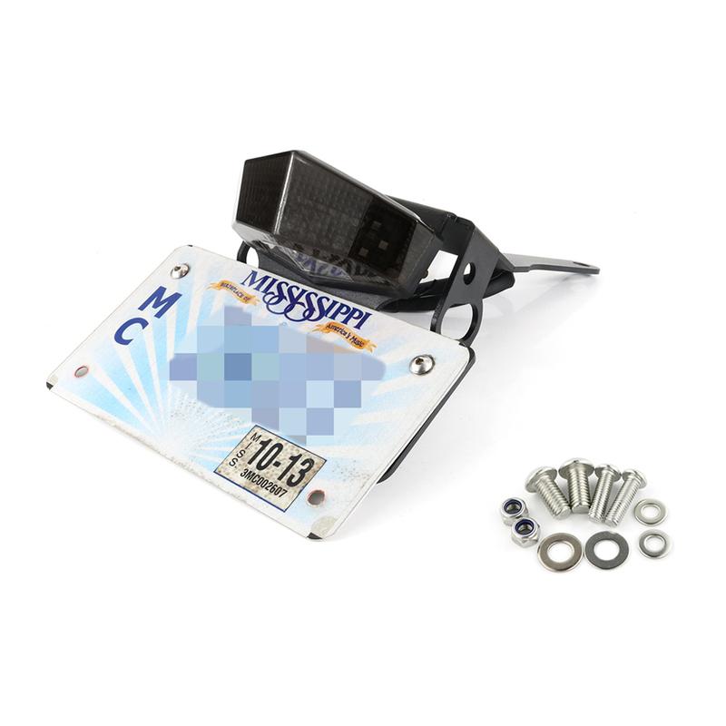 Tail Tidy License Plate Holder with LED Light Fit For Honda CRF250L CRF250M 2013-2022 CRF250 Rally 2017-2022 Fender Eliminator