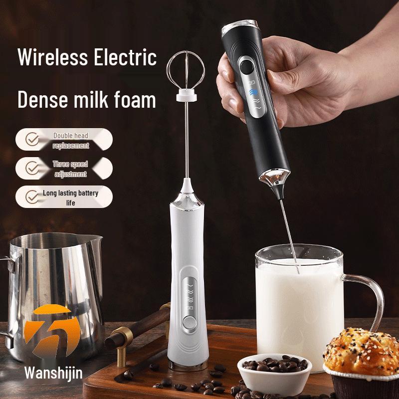 Compact Electric Handheld Milk Frother and Whisk
