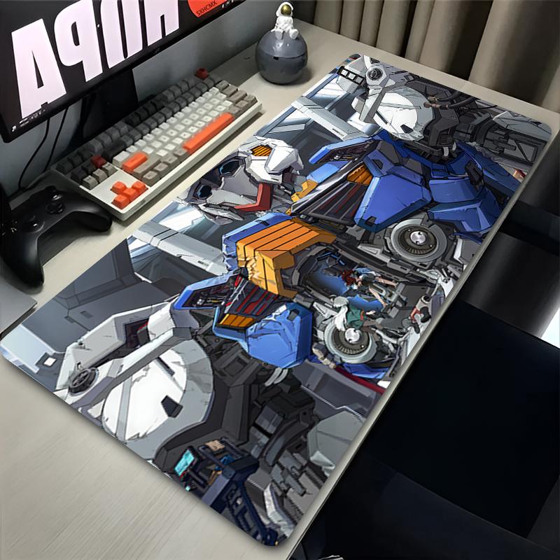 Mouse Pads Gundam Aerial Computer Keyboard Mouse Pad Anime Gaming Accessories Table XXL Gamer Carpet Mousepad Laptop Desk Mat