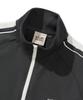 Veste zippée à logo carré CGP - Charbon