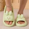 Slippers Cute Rabbit Cartoon Sandals Breathable Ladies Soft Four Seasons Indoor Home Bathroom Non-slip Slippers
