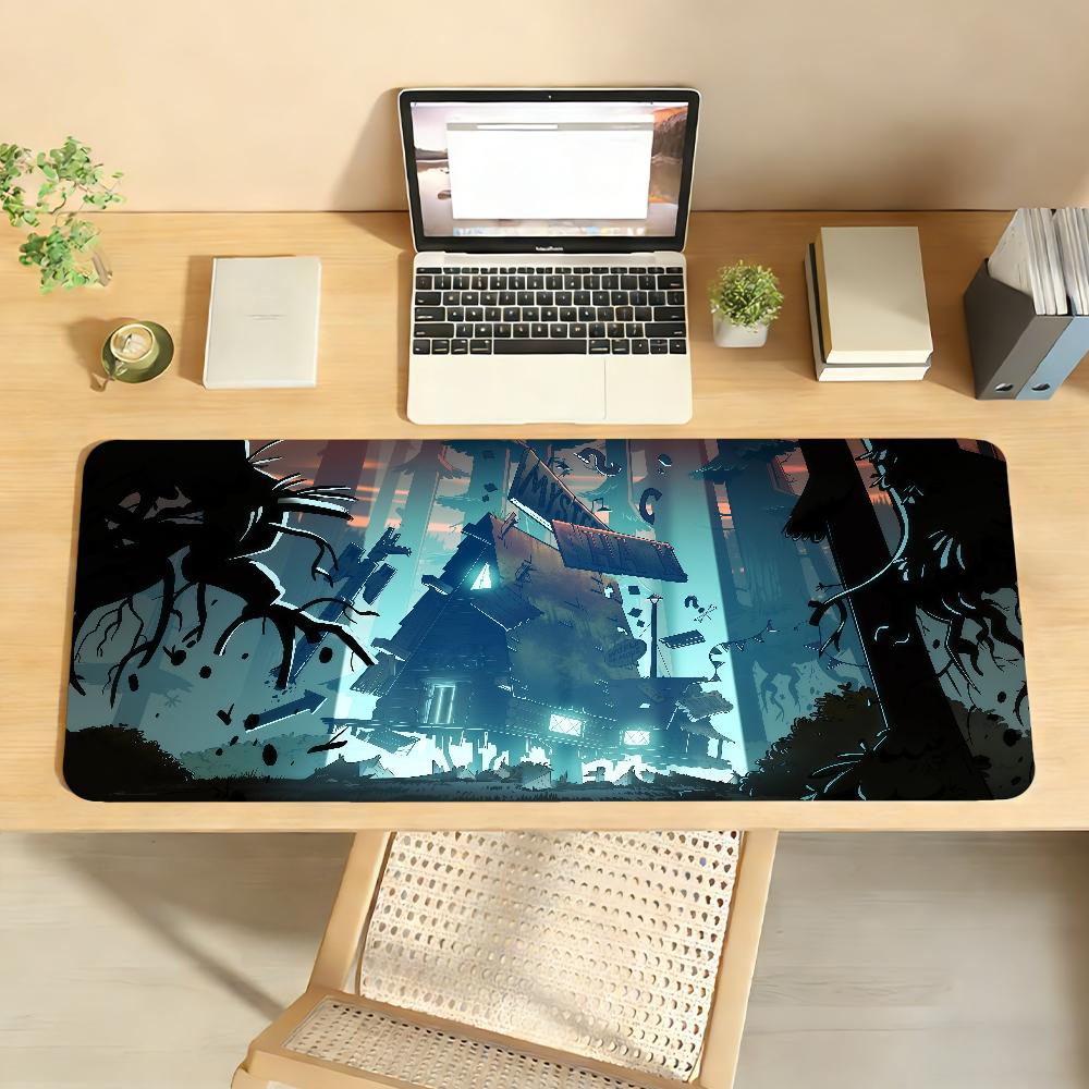 Anime GGravityES FFalls Mouse Pad Nonslip Locking Edge DeskMat PC Laptop Accessories Rubber Office Keyboard Large Game XXL