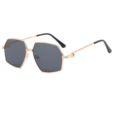 Polygonförmige Sonnenbrille Für Damen Mode Trendig UV400 Schutz Herren-Sonnenbrille Outdoor Reisen Damen-Sonnenbrille
