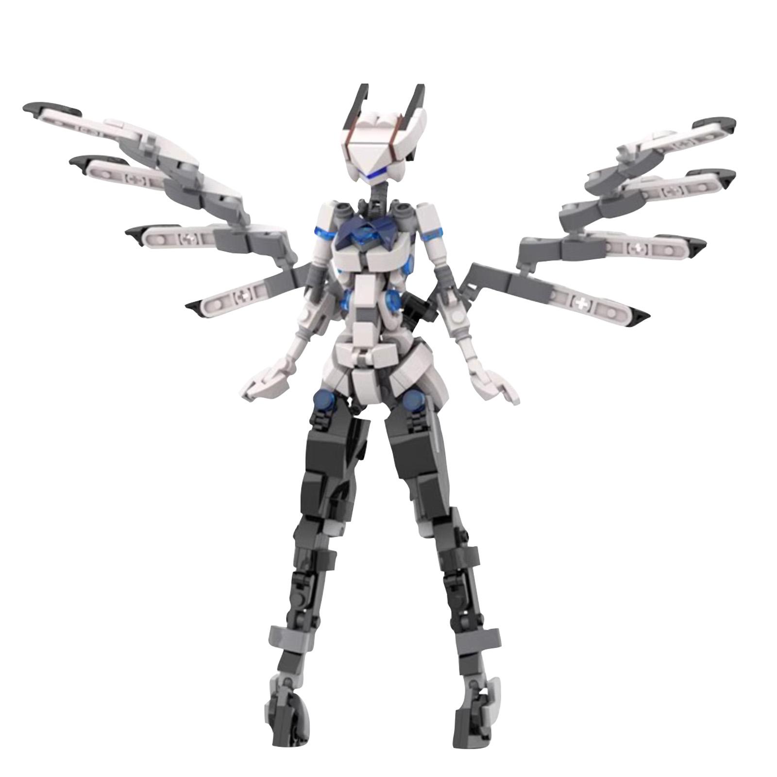 

Mechanical Girl Doll With Mechanical Assembly Building Toy One Size