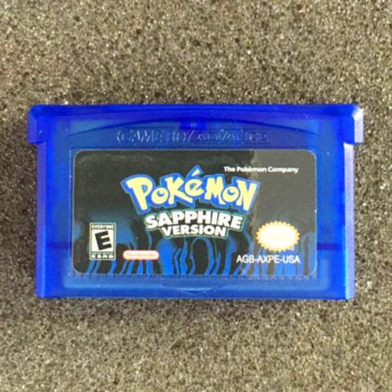 Sapphire/Emerald/Fire Red/Leaf Green/Ruby Card Cartridge for Pokemon Game GBA
