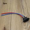 1/2/5PCS Black Scooter Copper Core Cable Plug Socket Plastic E-bike Charging Wire Connector