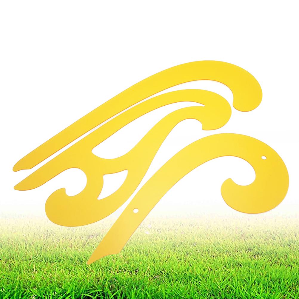 3 Pcs French Curve Ruler Template Vary Form Curve Ruler Set Drawing ...