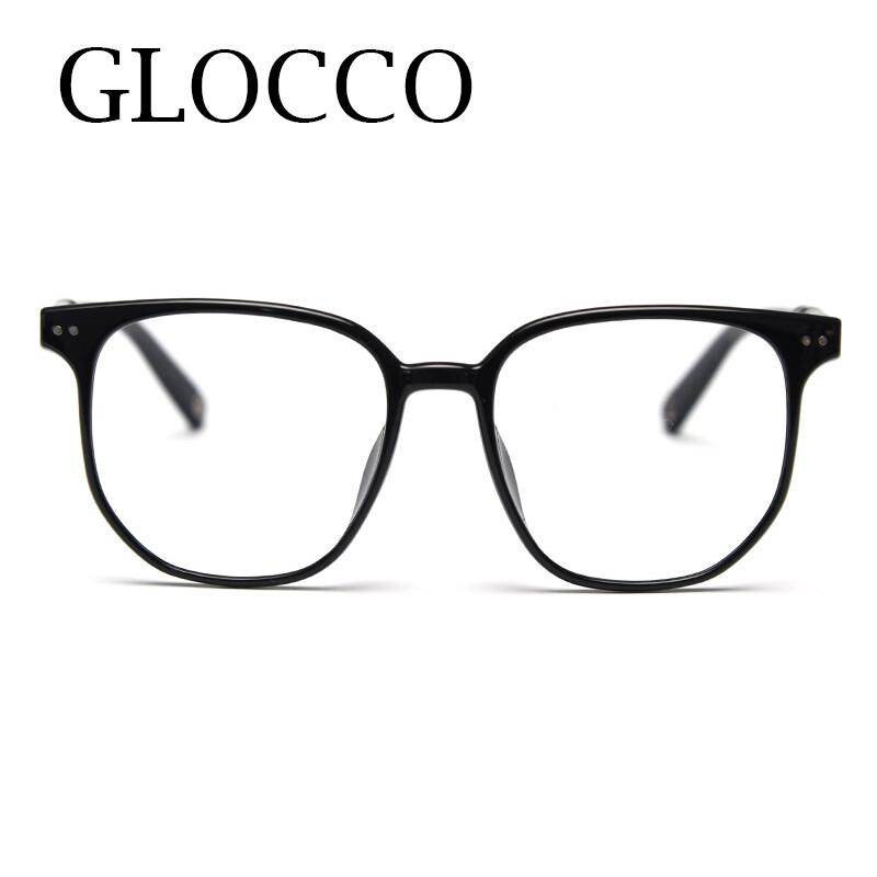 Finished Prescription Myopia Glasses Brand Designer Oversized Square Women'S Eyeglasses Anti Blue Light Diopter Glasses Minus -2