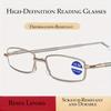 [Lightweight Ultra-Light Alloy Reading Glasses] Folding Portable Lightweight Stylish Ultra-Light Alloy Reading Glasses