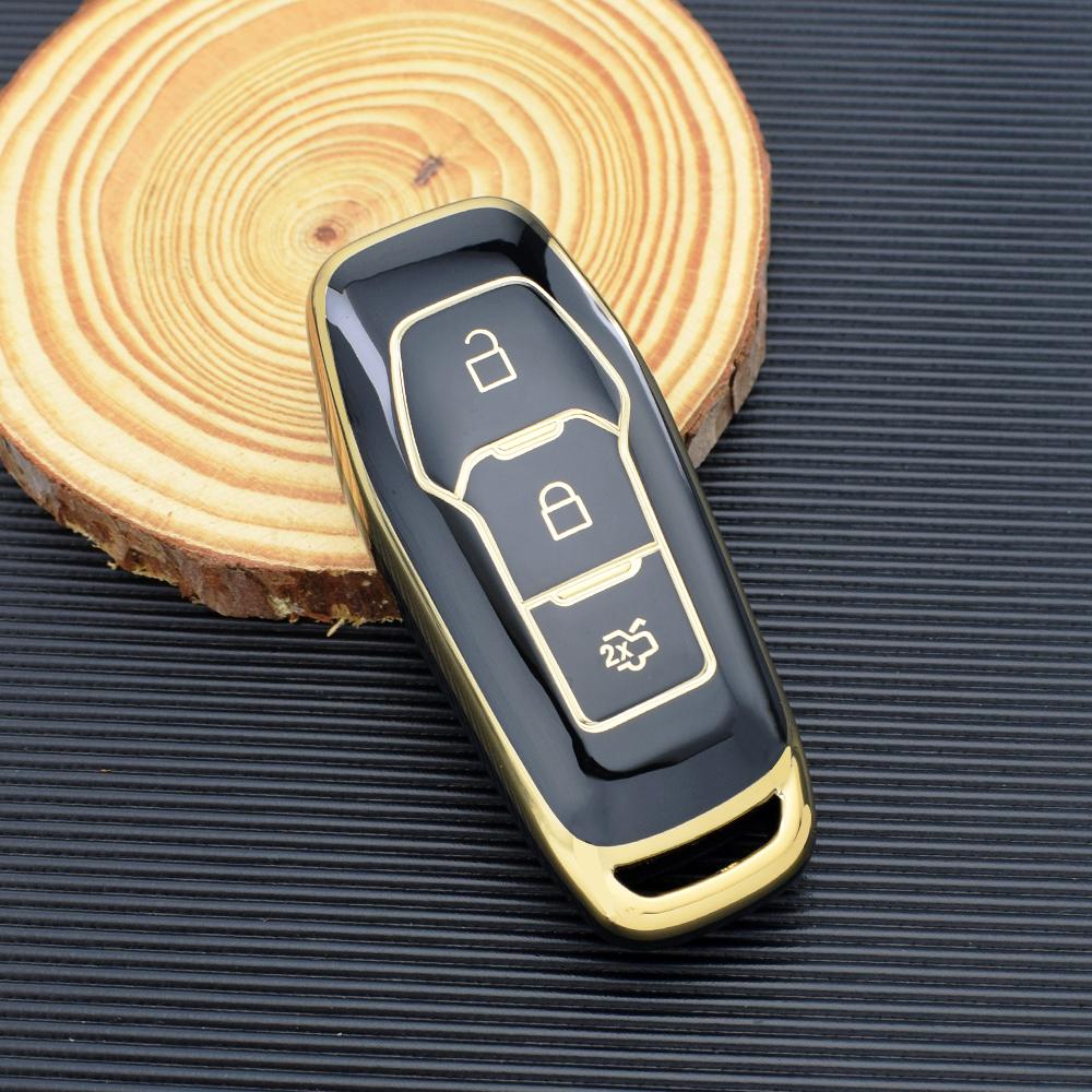 TPU Car Remote Key Fob Shell Cover Case for Ford F-150 Mondeo C S-Max Explorer Ranger 2015 2016 2017 2018 Car Styling