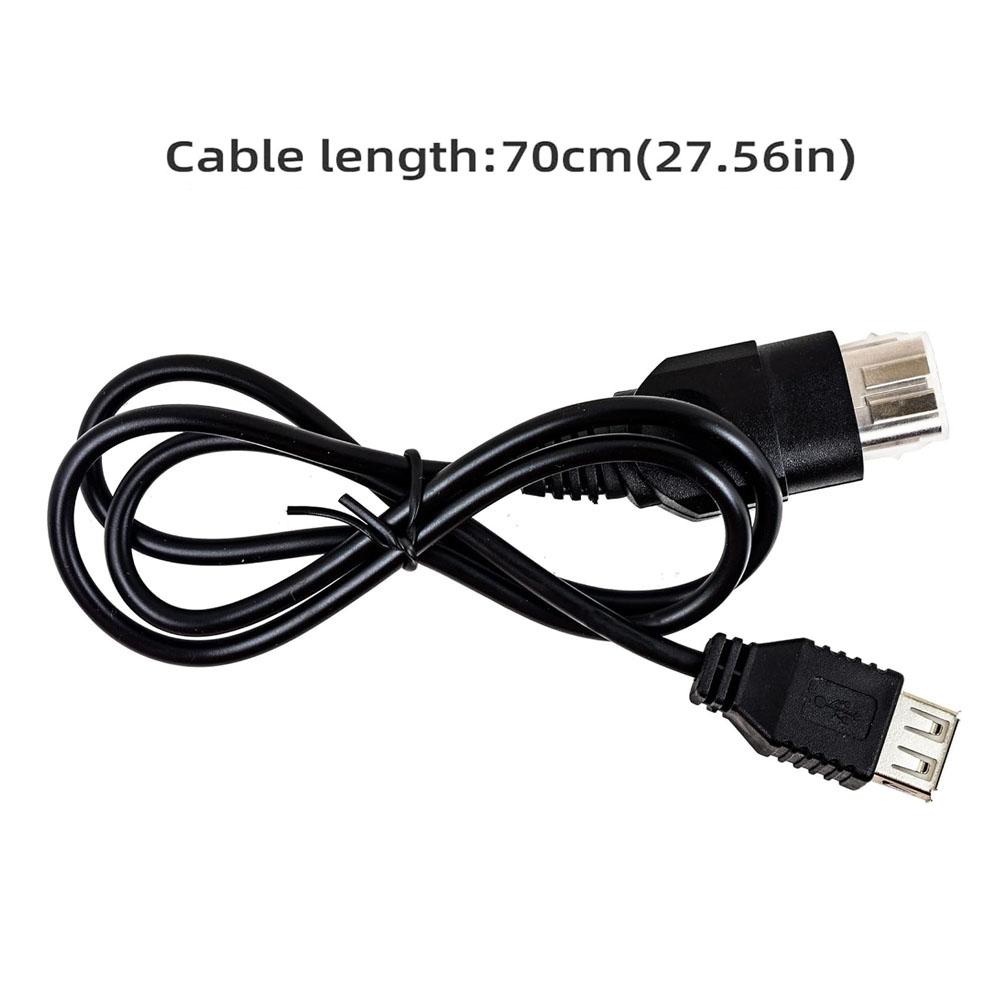 70cm / 27.56inch Console Converter Cable For Xbox To PC USB Female Adapter Line