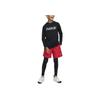 Nike Pro Dri-Fit Warm Letter Print Crew Neck Training Long Sleeve T-Shirt Kids Tops Black White HF4362-010