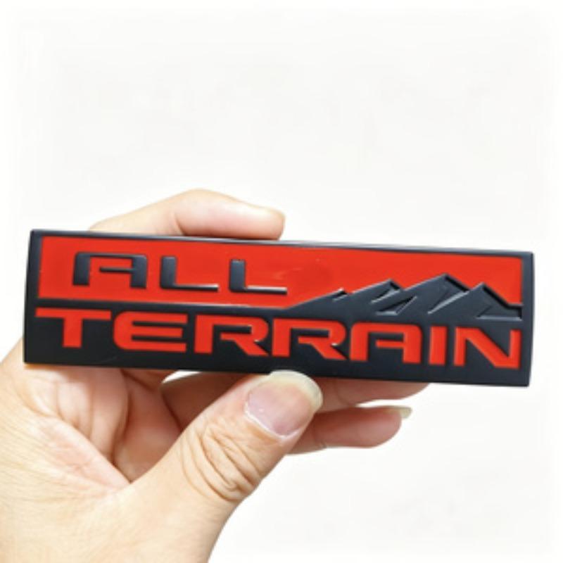 ALL TERRAIN Modifizierte Autoaufkleber Metallembleme für Off-Road Pickups