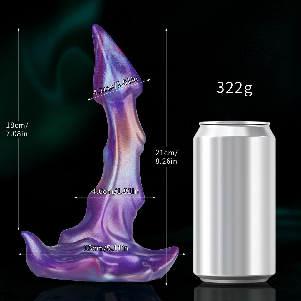 Alien Penis Silicone Pointed Anal Plug Beginner's Harem Masturbator Soft Monster Penis Sex Toy