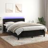 VidaXL Slat Bed Base with Mattress and LED, Upholstered Bed, Double Bed, Adult Bed for Interior Bedroom, 3134287
