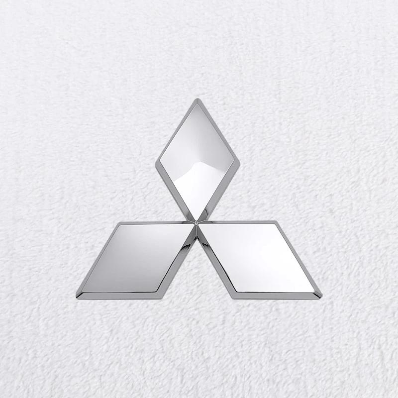 ABS Car Front Rear Badge Grille Emblem for Mitsubishi Outlander Ralliart Lancer ASX Pajero Eclipse Delica EVO Grandis Colt
