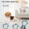 Cotton Dog Chew Toy Interactive Indestructible Dog Rope Toy  Tug of War