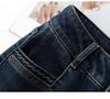 Women's High-Waisted Retro Blue Wide-Leg Jeans - Spring 2026 Collection