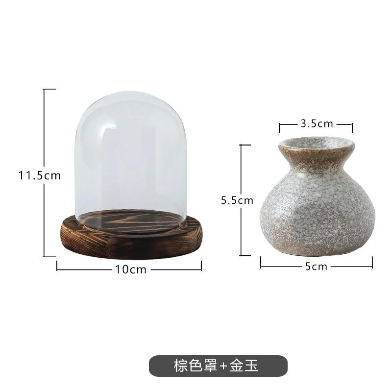 Chinese Ceramic Toothpick Jar Retro Toothpick Tube with Cover Creative Floss Cotton Swab Box Storage Box Set Home Decoration