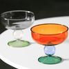 Hohe Füße Glas Eisbecher 270 ML Dessertschale Exquisite Obstsalatschale Café