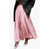 Solid Color Elastic Waist Loose Skirt Solid Elastic Waist Loose Skirt for Women